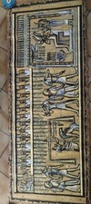 Dipinto Egiziano cm.180x68 - Papiro Egizio Artigianale  NO Quadro NO Vetro