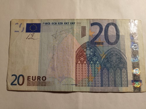 Banconota euro del - 20,