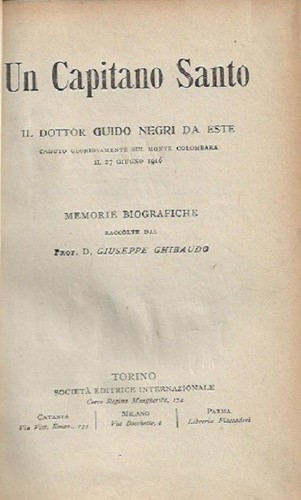 Capitano santo negri este - capitano,