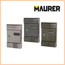 Cassetta Postale Acciaio Esterno Porta Posta Lettere Notes MAURER VARI COLORI