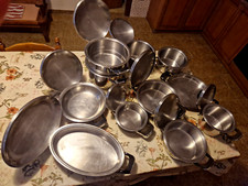 SET PENTOLE CUCINA AMC IN ACCIAIO BUONE CONDIZIONI