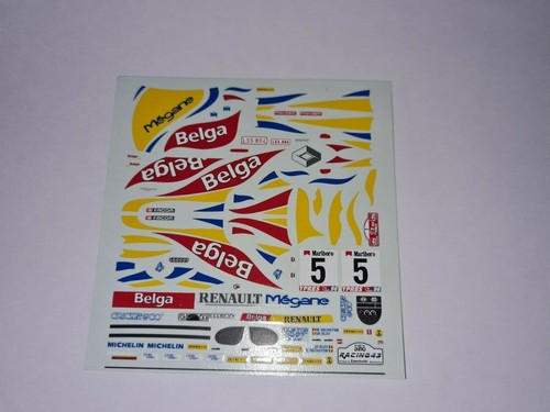 Decal racing43 renault - 1:43, racing43:renault