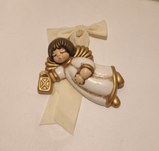 THUN VINTAGE - FORMELLA NATALE ANGELO,  DA APPENDERE, CERAMICA.