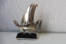 Bel Modello Di Nave, Veliero, Argento 925