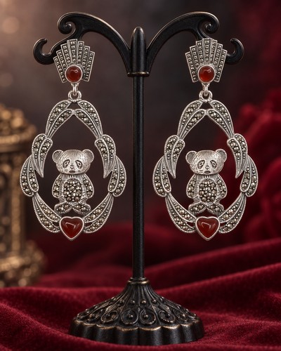 Orecchini vintage argento - orecchini, 925