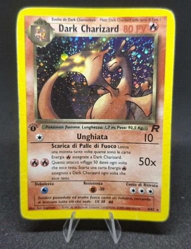 Carta pokemon dark - carta,
