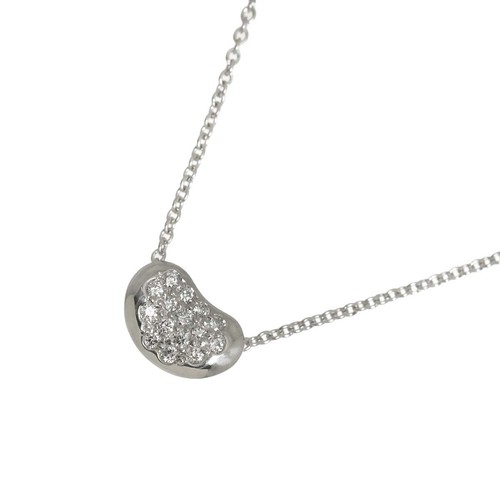Collana con diamanti fagioli - collana,
