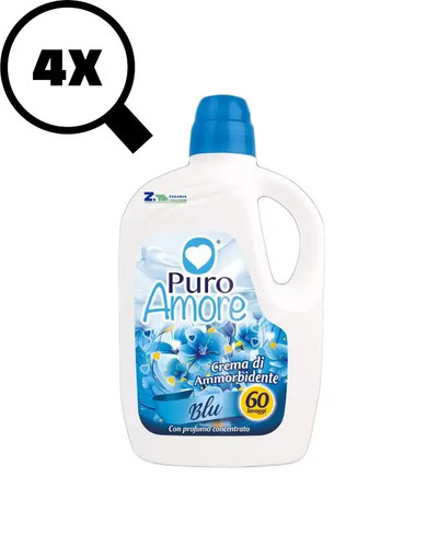 Puro amore ammorbidente blu - 4x,