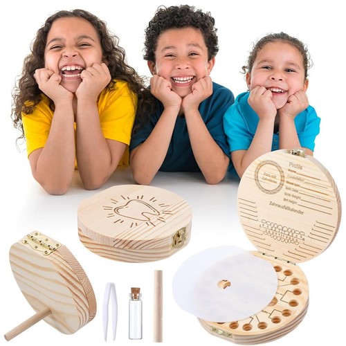 Oudqfcj scatola porta dentini - scatola,