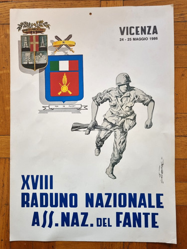Fanteria raduno vicenza 1986 - raduno,