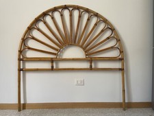 Testata/testiera letto in midollino originale anni 60