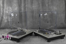 Technics SL-1200MK3D Silver Direct Drive DJ Giradischi COPPIA Ottime Condizioni