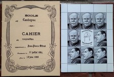 GIBRAT - LE SURSIS : LE CAHIER D'ECOLE + TIMBRES - Raspoutine