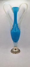 OPALINE GLASS VASE VINTAGE
