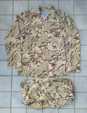 attuale Arabia Saudita esercito mimetico uniforme giacca pantaloni TAGLIA M