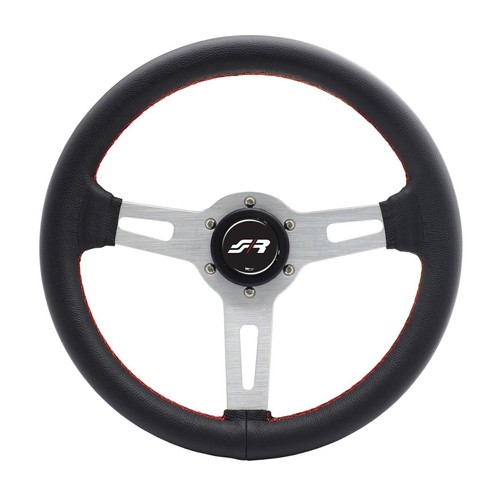 Volante sportivo pelle - , nera