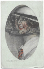 CARTOLINA ILLUSTRATORE ,MAUZAN