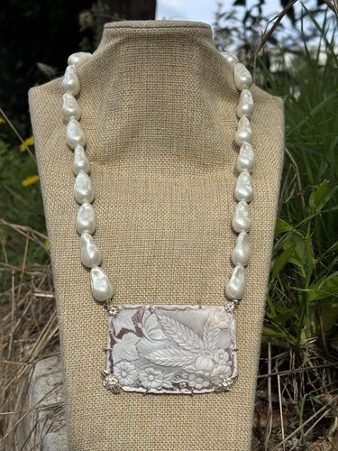 Collana perle barocche - collana,