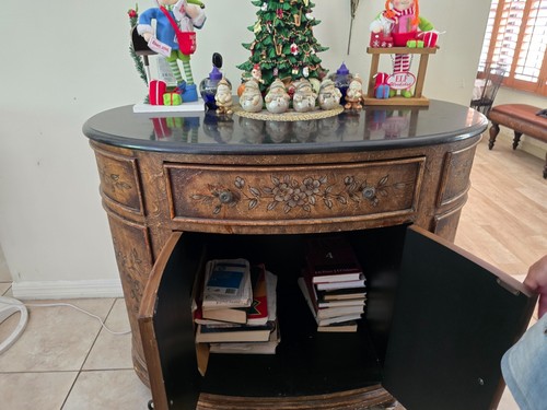 Office credenza with marble - credenza,