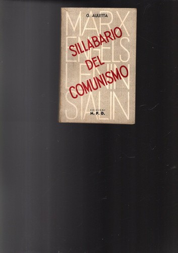 Sillabario del comunismo - sillabario,