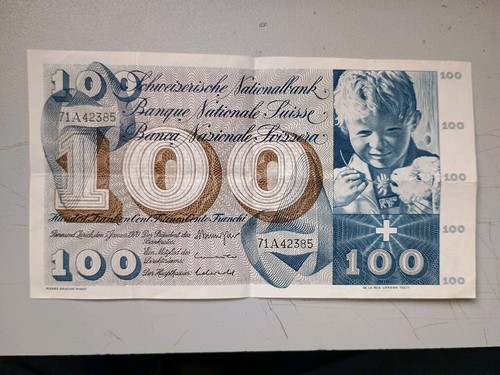 Svizzera 100 franchi 1970 - svizzera,