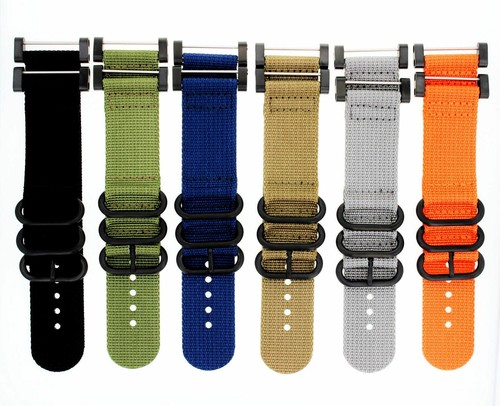 Cinturino orologio nylon - nylon, nero