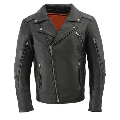 Giacca pelle biker cafe racer - biker,