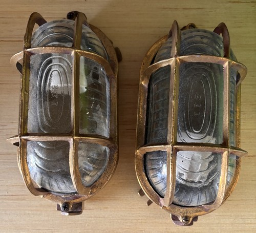 Nautical brass bulkhead - nautical,
