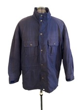 Woolrich Mens Blue Parka Size