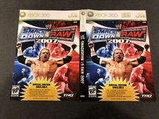 smackdown vs raw 2007 edizione speciale xbox 360 gamestop promo inserto display