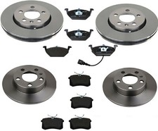 Dischi Freno VW Golf V 5 Plus con Pastiglie per Anteriore e Posteriore