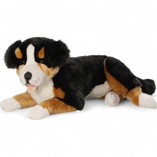 Carl Dick Bovaro del Bernese Cane sdraiato, animale di peluche