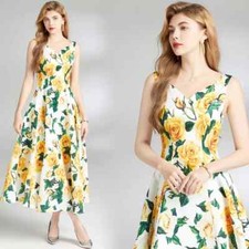 Vestito Abito Elegante Lungo