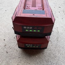 (2) Hilti B22 4.0 Li-ion