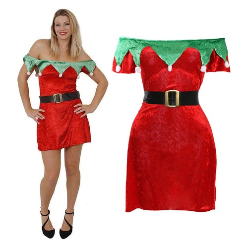 Costume elfo natale donna - costume,