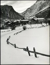 Foto vintage Veduta di Courmayeur anni 60 Ft 36325 - Stampa 24x18 cm