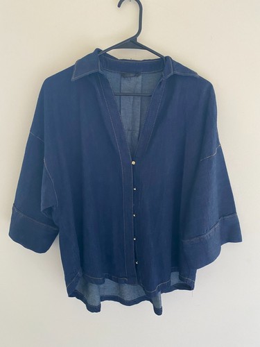 Camicia donna zara denim - donna,