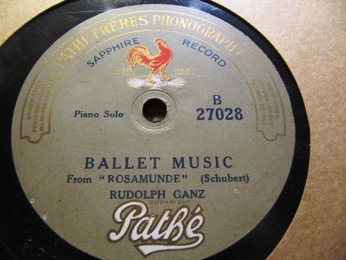 Pathe 1919 rudolph - ganz, piano