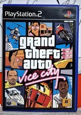 GRAND THEFT AUTO VICE CITY PS2 PLAYSTATION 2 ITALIANO CON MANUALE E MAPPA BUONO