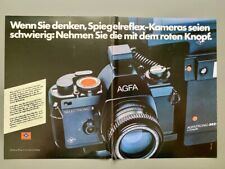 Agfa Agfatronic Selectronic fotocamera annuncio 1981 vintage ad pubblicità pubblicità