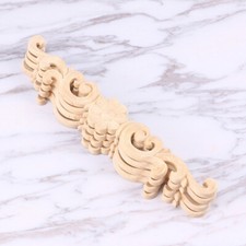 4 PEZZI Applique Legno per