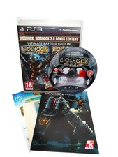 BioShock 1 E 2 Ultimate Rapture Edition PlayStation 3 Completo Disco A Specchio