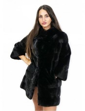 Horizontal Mink Coat 74cm