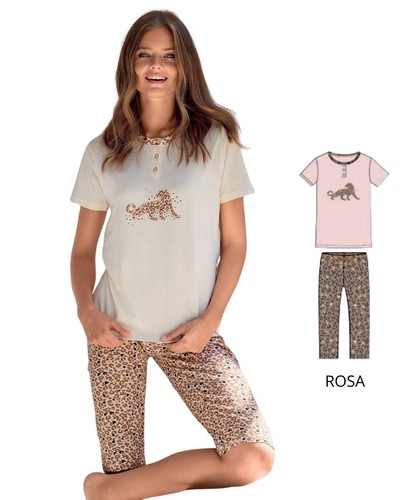 Pigiama donna manica - pigiama, corta