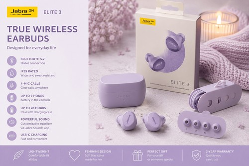 Jabra elite lilac set - jabra,