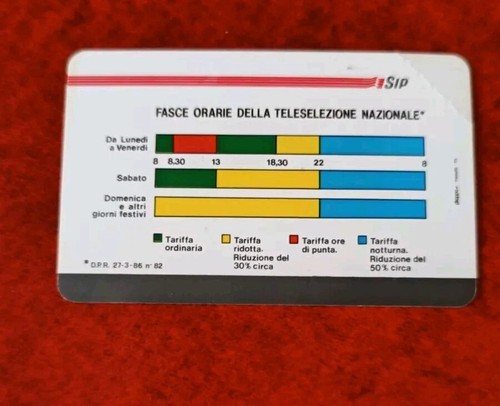 Schede telefoniche fascia - telefoniche,