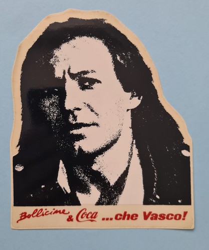 Vasco rossi adesivo vintage - vasco,