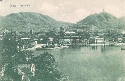 Como panorama cartolina - cartolina, /