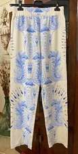 Class Roberto Cavalli pantaloni con stampa ornamentale donna tg. 42 (M)