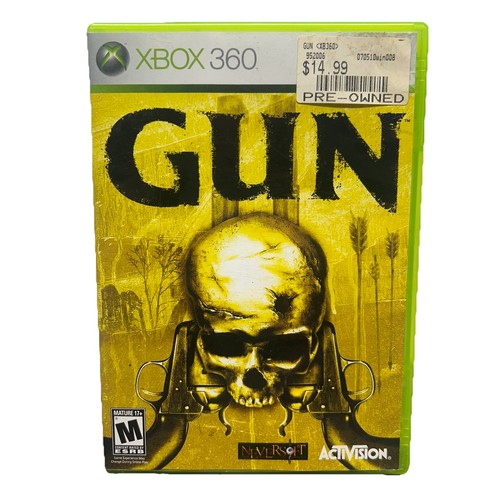Gun xbox 360 2005 - xbox, manuale